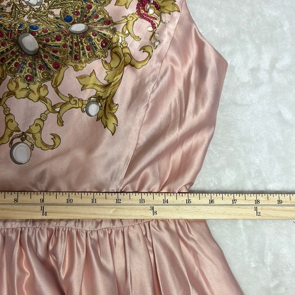 Joe Fresh Pink Tan Fit and Flare Cocktail Dress - Picture 7 of 11